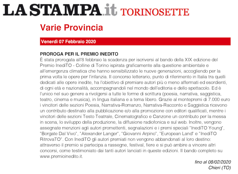 Torinosette bando